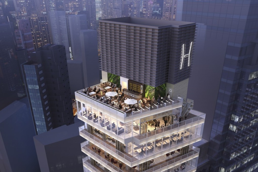 H Queens will offer 21 floors of innovative art gallery space when it opens in Hong Kong’s Central district. Image: CL3 Architects