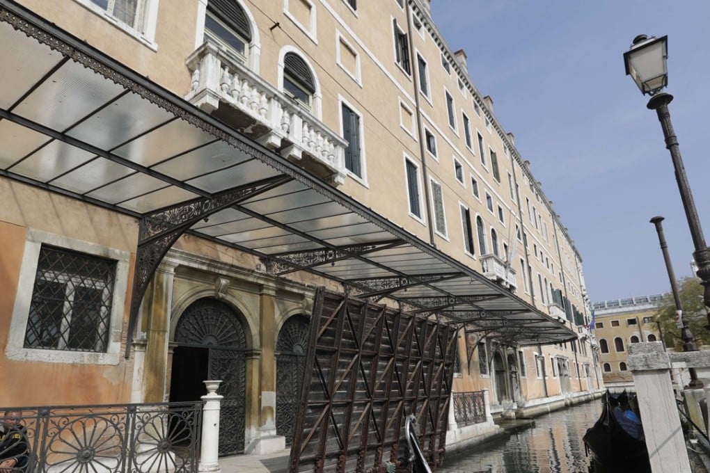 A view of the bridge inside the external Procuratie Vecchie building, in St Mark's square in Venice, Italy, on Wednesday, October 4, 2017. British architect David Chipperfield is bringing his expertise in restoring historic buildings to the 500-year-old Procuratie Vecchie building on the northern edge of St Mark's Square, which will house a new initiative to help disadvantaged people around the globe. Photo: AP