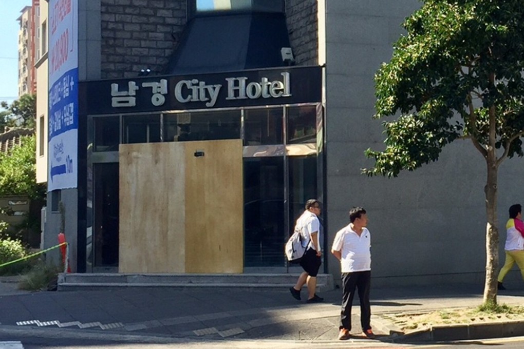 A boarded-up hotel in South Korea’s Jeju Island, a casualty of China’s ban on package tours to the country. Photo: Summer Zhen
