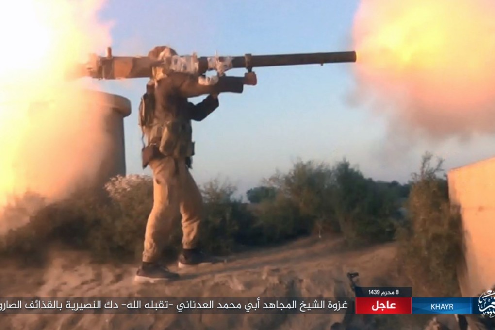 An image posted online by supporters of Islamic State on an anonymous photo sharing website. Photo: AP