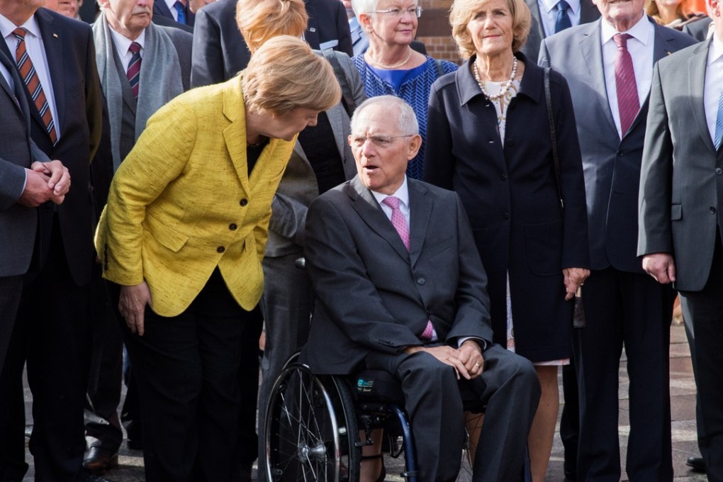 A close ally of German Chancellor Merkel, it was she who pulled Athens from the precipice, playing good cop to Schaeuble’s bad one in what had become a regular routine by Germany throughout the debt crisis. Photo: Bloomberg