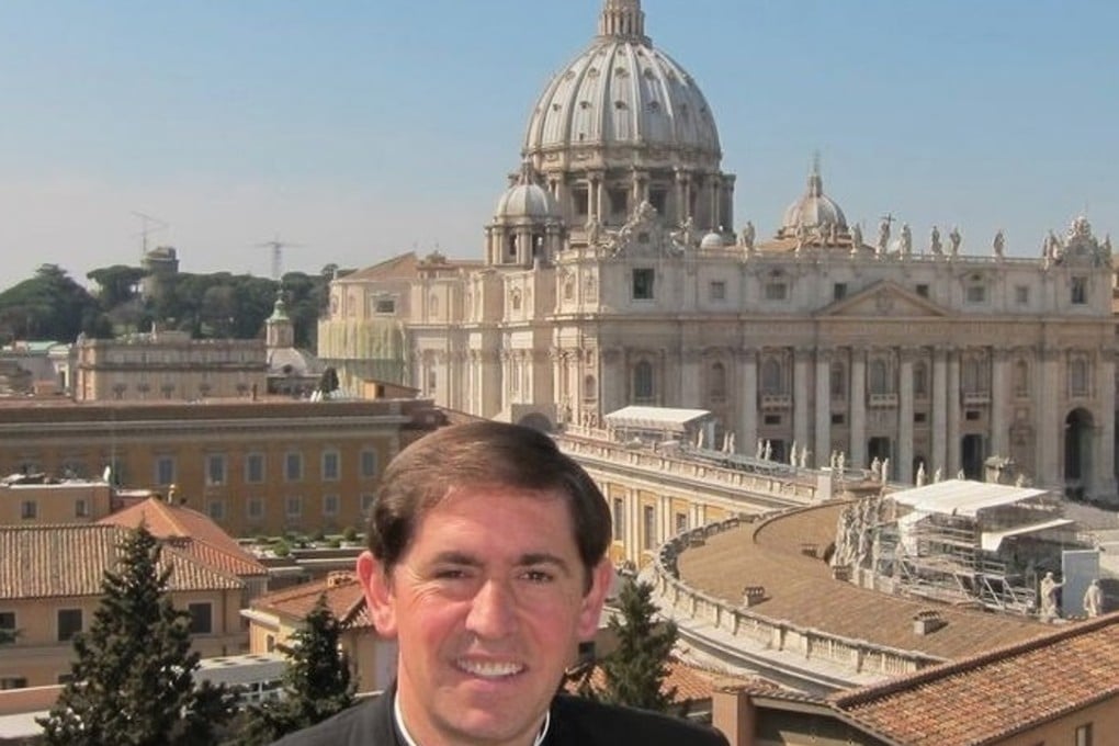 Father Oscar Turrion in a photo posted on the social travel network WAYN. The Legionaries of Christ said that he would leave the priesthood after it was revealed he fathered two children. Photo: WAYN