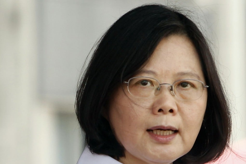 President Tsai Ing-wen reiterated that Taiwan would not bow to pressure from the mainland. Photo: AP