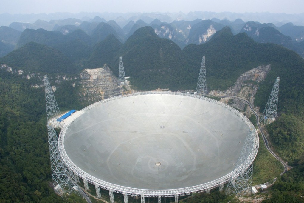 The telescope’s mission is to “listen” for pulsars and other interstellar radio signals. Photo: Reuters