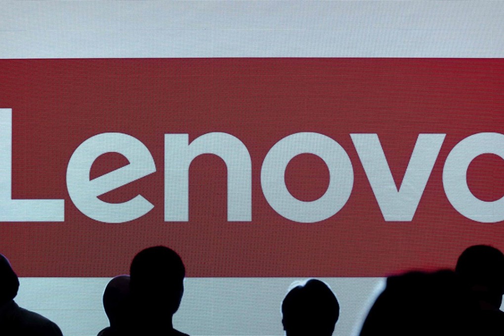 File photo taken in 2015 shows the Lenovo brand logo displayed on a screen in Hong Kong. The Chinese tech giant remains the world No 2 supplier of PCs. Photo: AFP
