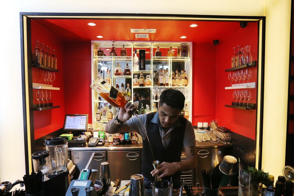 Slide on 79 in Central. Photo: Dickson Lee