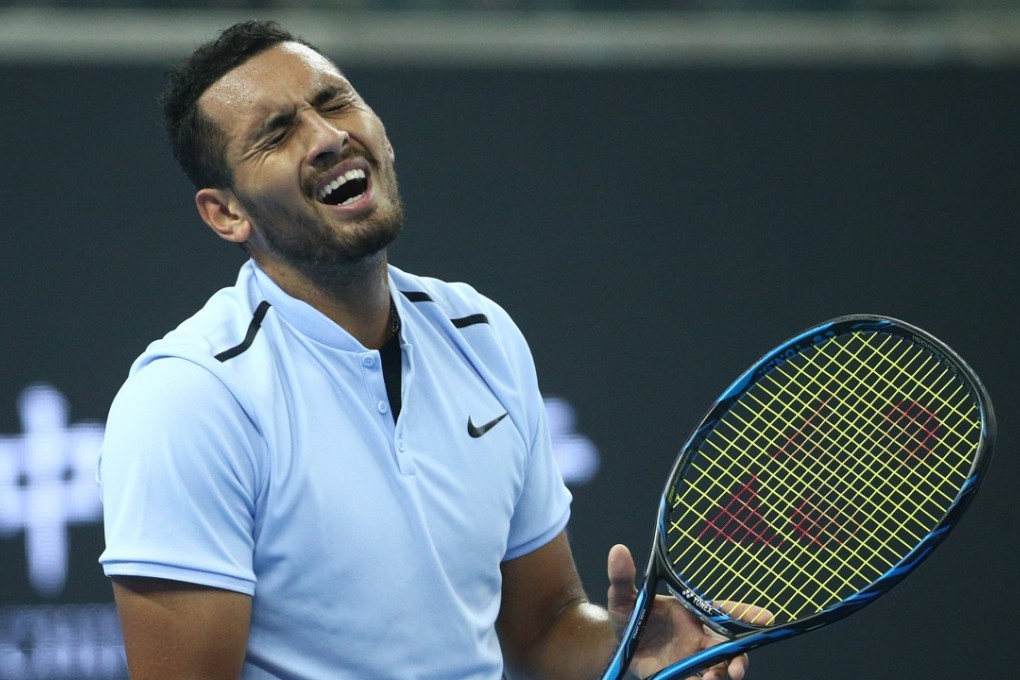 Nick Kyrgios lost to Rafael Nadal in the China Open final. Photo: EPA