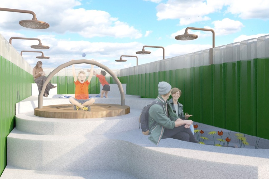 Hong Kong designers want to turn refuse skips into micro parks.