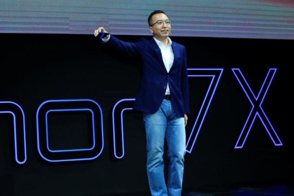 Zhao Ming, Honor’s president said the brand wants to shake off its inherent image as a Huawei-branded phone. Photo: SCMP handout
