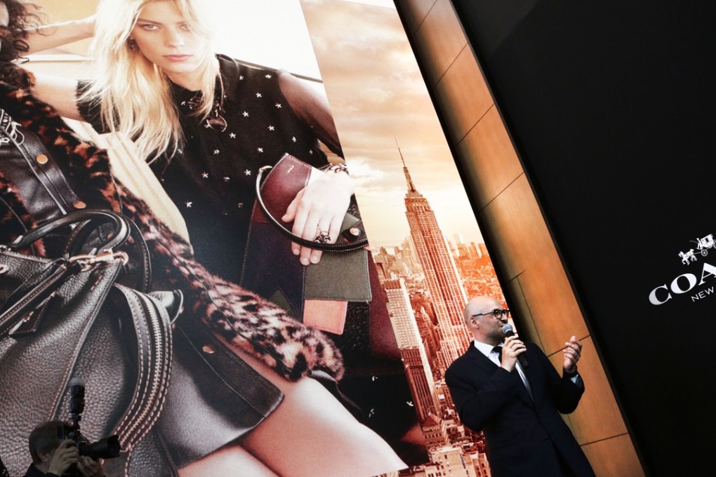 Coach CEO Victor Luis, who in an interview this week announced the news that the storied Coach brand is changing its name to Tapestry. Photo: AP