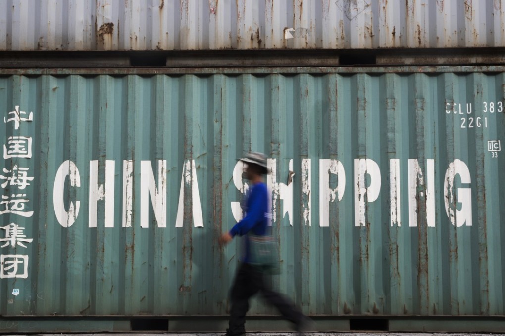 China’s exports rose 5.5 per cent on year to US$199 billion in August. Photo: Bloomberg
