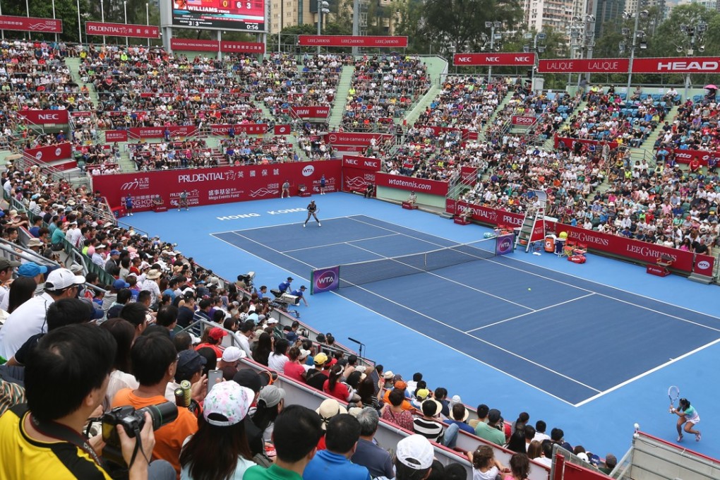 A view of the 3,600-seat centre court arena at Victoria Park Tennis Centre. Photo: K.Y. Cheng