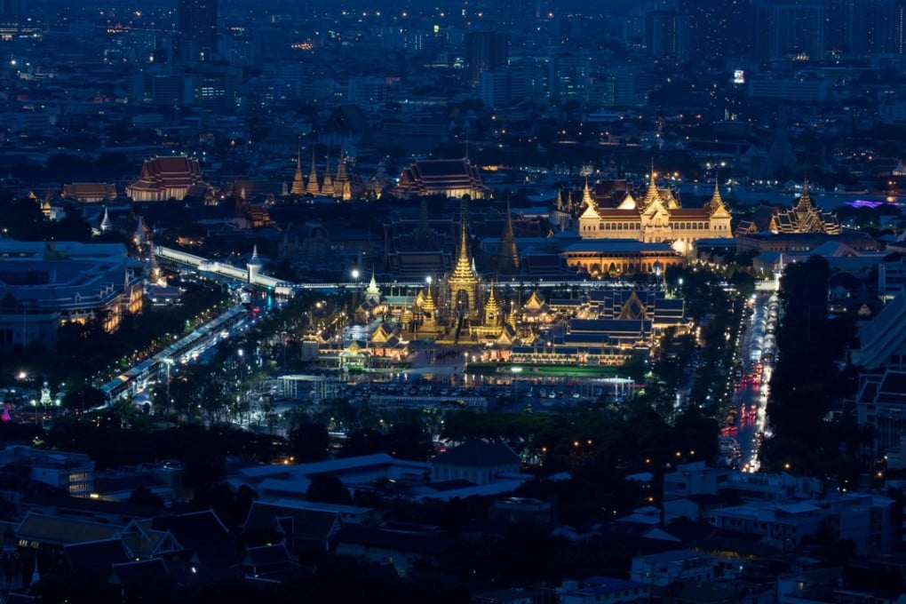 The crematorium site for the late King Bhumibol Adulyadej. Photo: Reuters