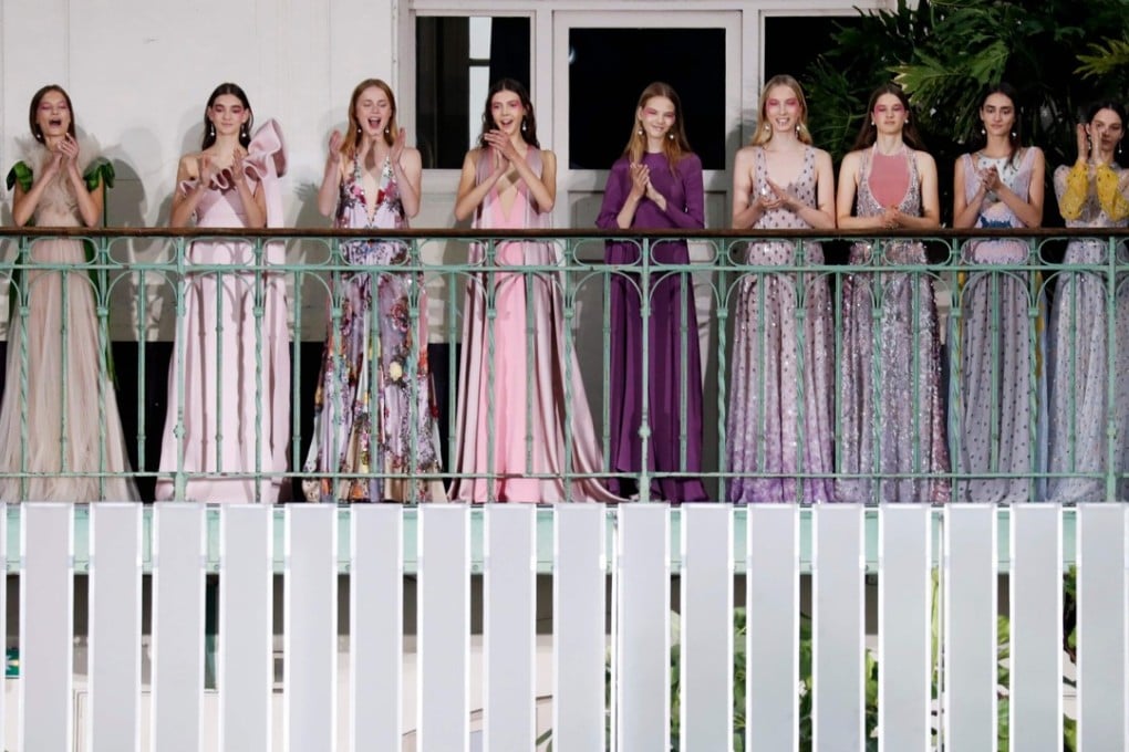 Evening gowns don’t have to be boring. Valentino’s spring-summer 2018 ready-to-wear collection wore a number of fun formal looks. Photo: AFP