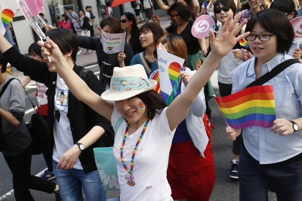 The Tokyo Rainbow Pride parade celebrates lesbians, gays, bisexuals and transgender (LGBT) people. Photo: Xinhua