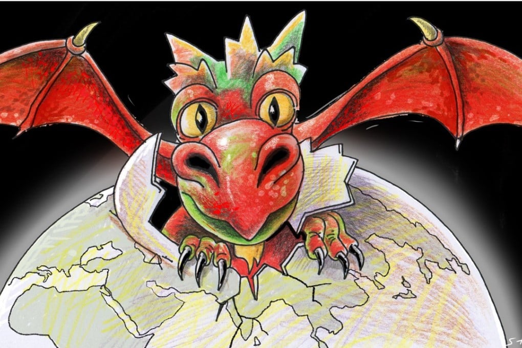 In the Greater Eurasian space, China clearly dominates. But for a number of reasons, there will be no Chinese hegemon comparable to the UK or US. Illustration: Craig Stephens