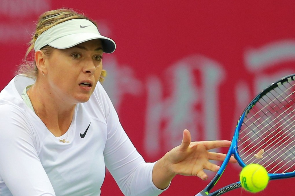 Maria Sharapova coasts past China’s Peng Shuai to reach the final of the Tianjin Open. Photos: AFP