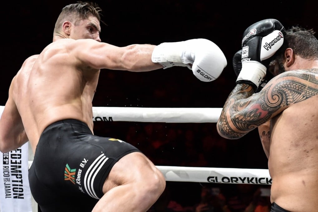 Rico Verhoeven on his way to scoring a convincing second-round TKO against ‘Big Foot’ Antonio Silva. Photo: Glorykickboxing.com