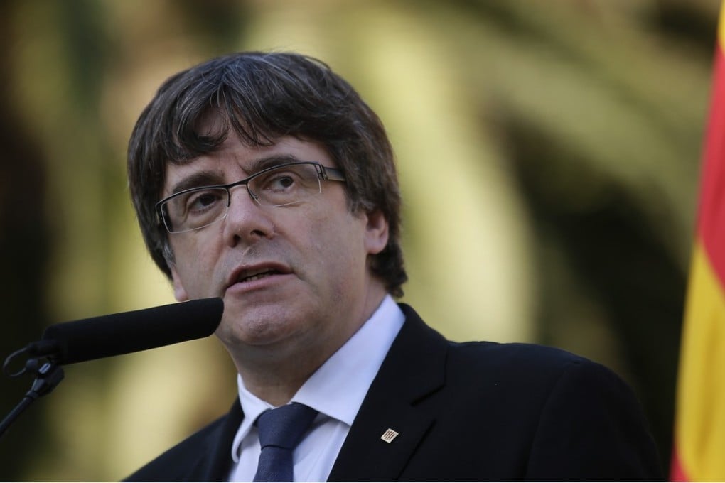 Catalan regional president Carles Puigdemont has been given until Thursday to clarify whether he has declared independence in the region. Photo: AP