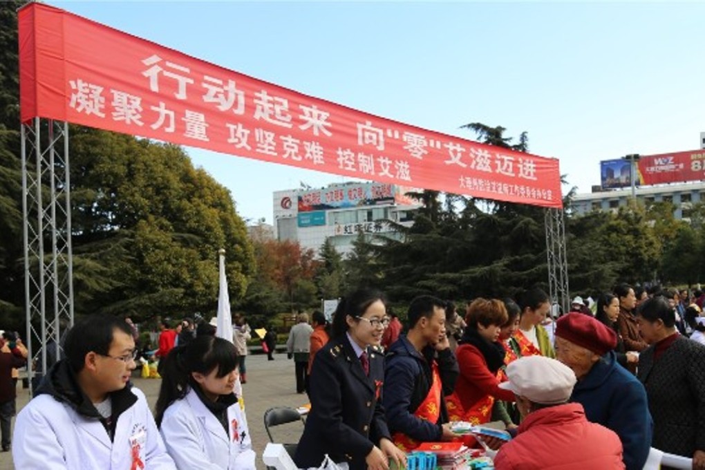 Medical staff from Dali country seen at an educational event held on World Aids Day. Photo: Handout