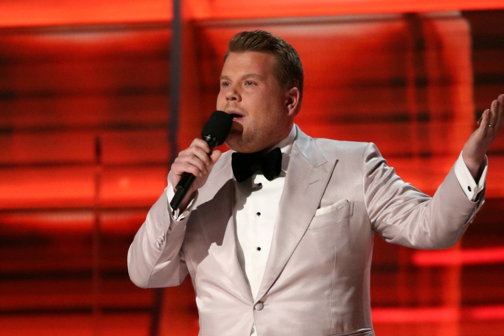 TV host James Corden has come under fire from Rose McGowan and Asia Argento for joking about Harvey Weinstein and the allegations against him. Photo: Reuters