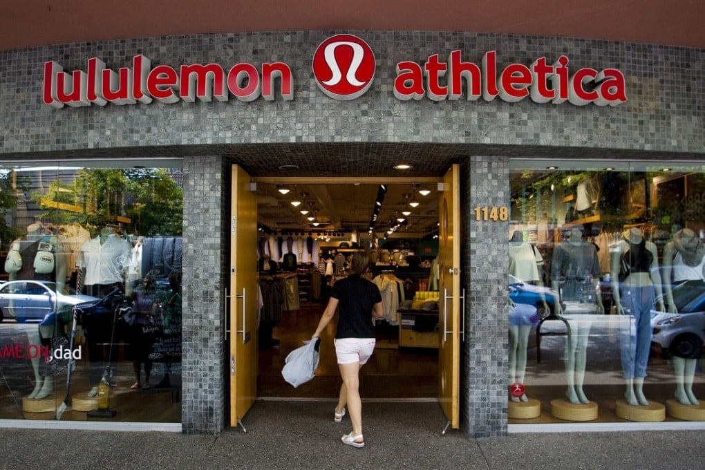 A woman walks into a store of yogawear retailer Lululemon Athletica in downtown Vancouver. Photo: REUTERS/Ben Nelms