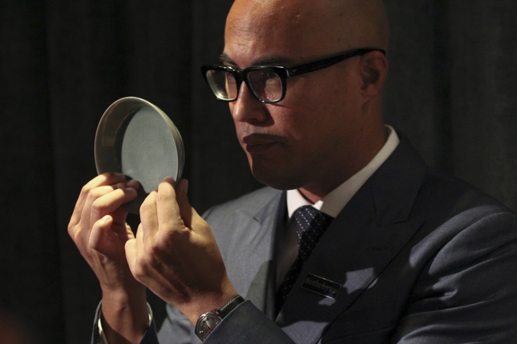 This Song-dynasty brush-washing bowl fetched HK$294.3 million at a Sotheby’s sale this month. Picture: James Wendlinger