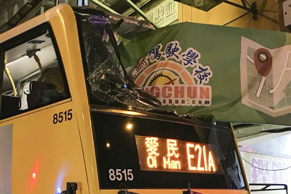 An accident in Cheung Sha Wan involving a double-decker killed three people last month. Photo: Roy Issa
