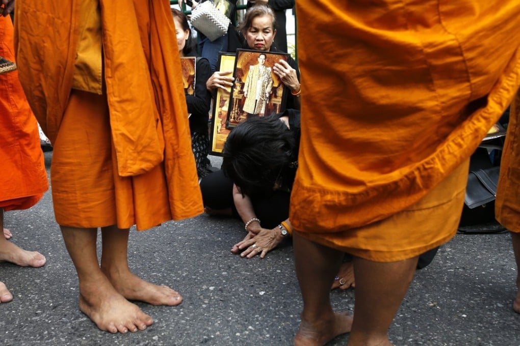 Under growing pressure from Thailand’s military government, and their own religious bodies, Buddhist monks have launched a fresh round of reforms in recent weeks to clean up temples and overhaul a religion stalked by scandal. Photo: EPA