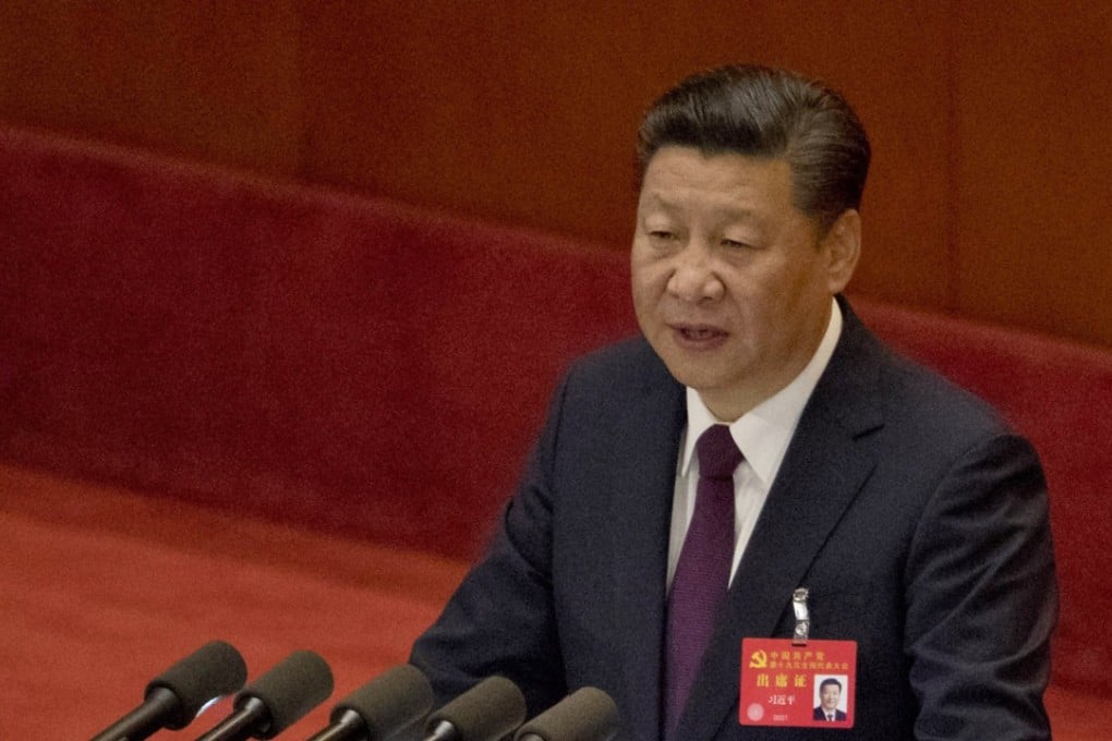 President Xi Jinping delivers a speech at the opening ceremony of the 19th party congress held at the Great Hall of the People in Beijing on Wednesday. Photo: AP