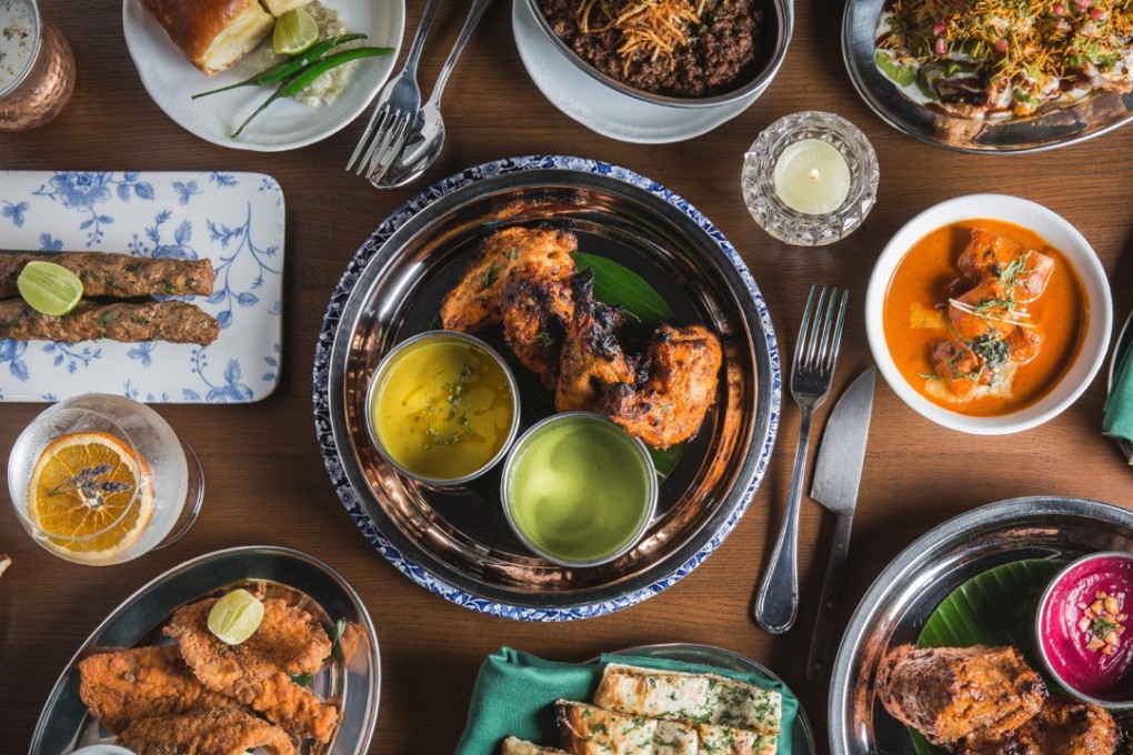 A colourful selection of food from New Punjab Club on Wyndham Street in Central.