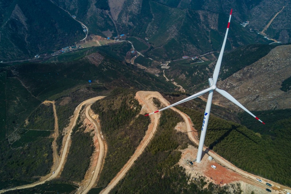 A wind turbine farm in Changxing County, Zhejiang Province. Photo: Xinhua