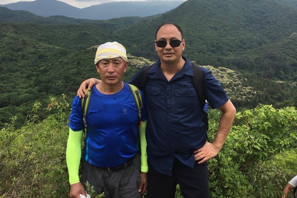 Former Gurkha Khimding Ratna (left) and Amod Rai, secretary of the Gurkha Cemeteries Trust, organisers of the Gurkha Trailblazer race, hiking in Pat Sin Leng Country Park.