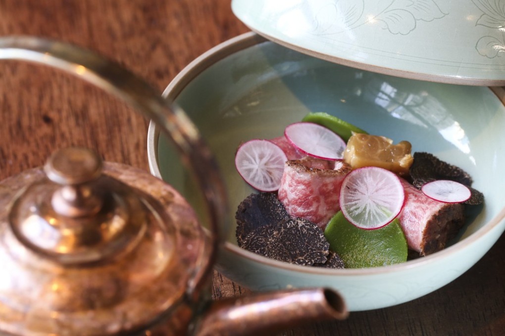 Wagyu Beef from the three-Michelin-star Bo Innovation in Hong Kong. Photo: Paul Yeung