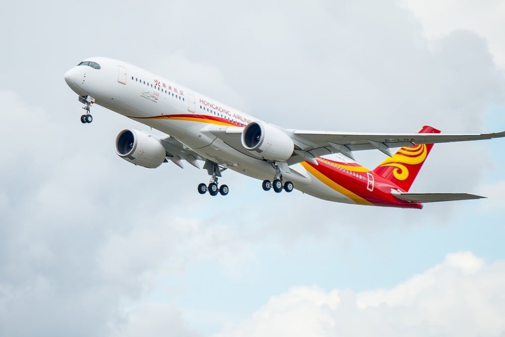 An A350 taking off from Toulouse on its way to Hong Kong. Photo: Airbus.