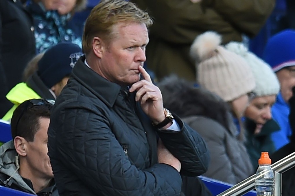Ronald Koeman’s reign at Everton is over. Photo: AFP