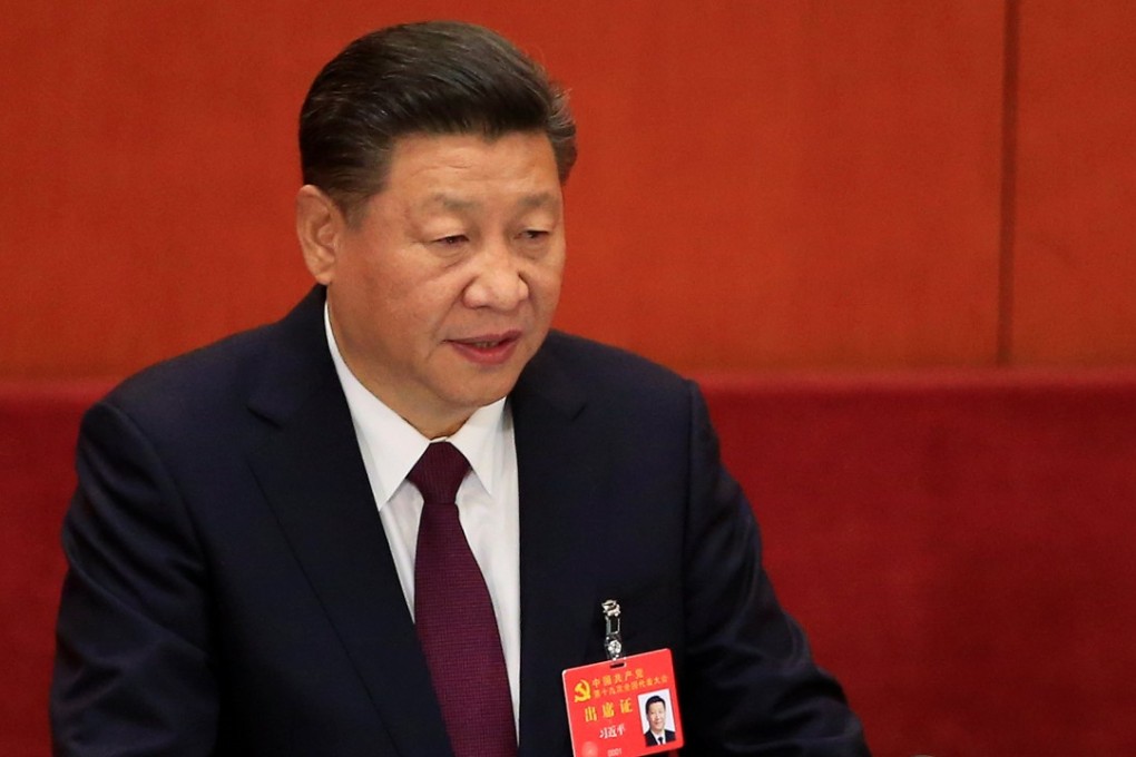 President Xi Jinping speaks during the opening of the 19th National Congress of the Communist Party of China. Photo: REUTERS