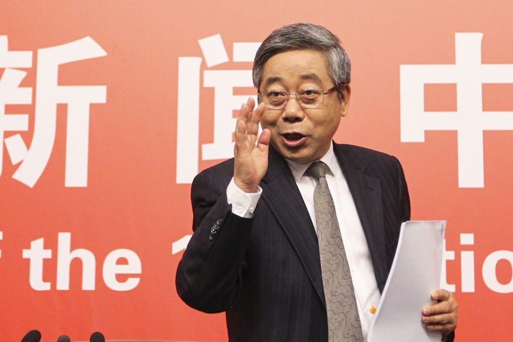 Education Minister Chen Baosheng says the Hong Kong government had a duty to implement national education. Photo: Simon Song