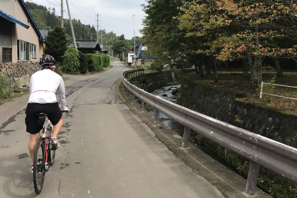 Cycling through the countryside in northern Japan – a far more relaxing, and safer, way of travelling than the busy National Route 4. Photo: Eugene Tang
