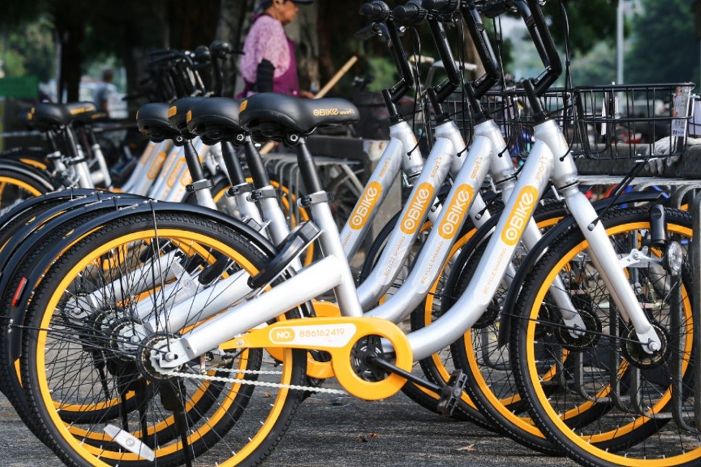 A criminal in northern China found a nefarious use for a shared bicycle by locking it to a man’s car and demanding money for its release. Photo: David Wong