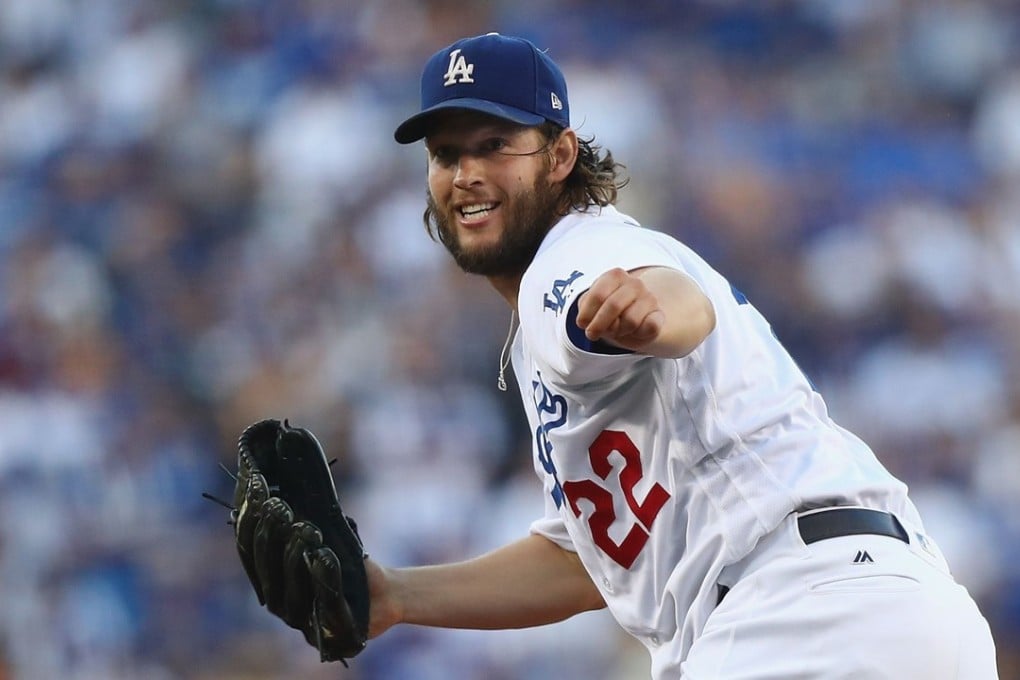 Clayton Kershaw pitches during the first inning against the Houston Astros. Photo: AFP