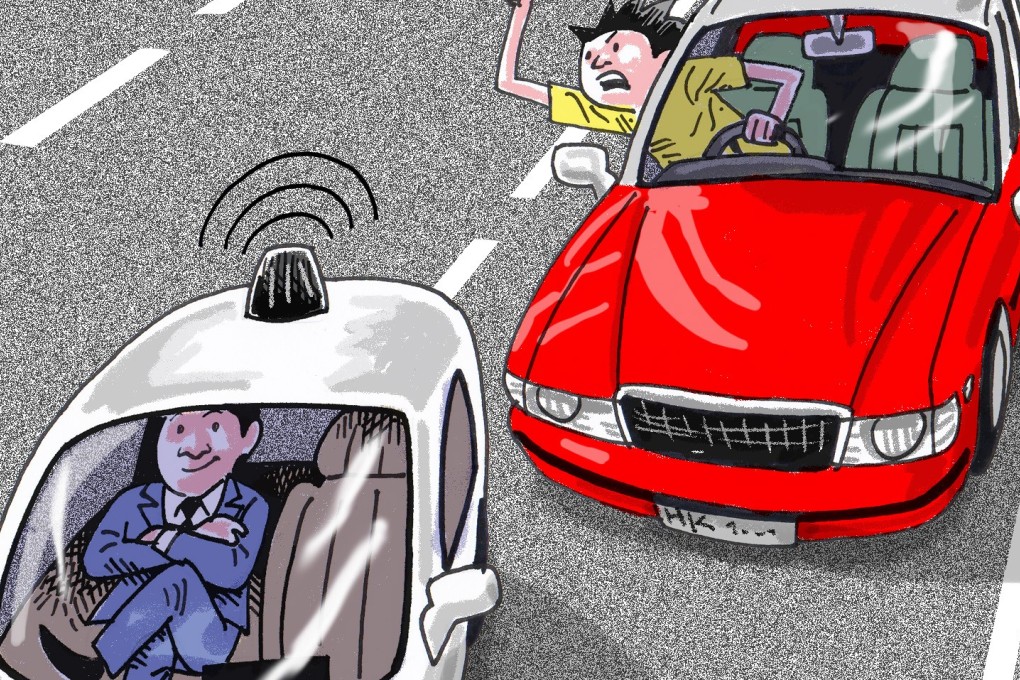 Wilson Wong says mainland China’s intensive investment and flexible workforce make it the ‘holy grail’ for autonomous cars, in contrast to Hong Kong, where concerns about job losses dominate thinking