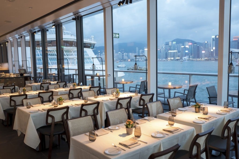 Paper Moon in Harbour City has fantastic views of Victoria Harbour and Hong Kong Island.