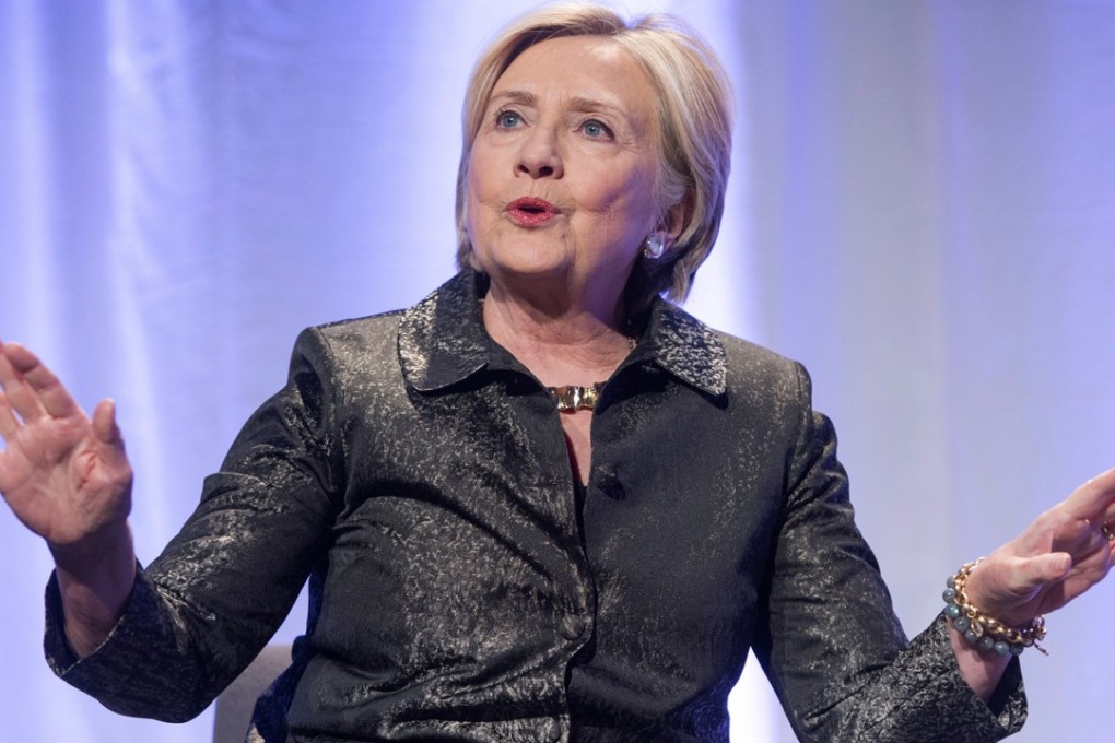 Former Secretary of State Hillary Clinton promotes her new book What Happened on Monday in Montreal. Photo: AP