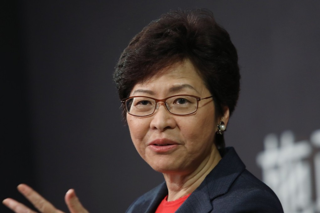 Carrie Lam said the government won’t just ‘sit back and watch’ lawmakers’ filibustering on the joint rail checkpoint issue. Photo: Sam Tsang