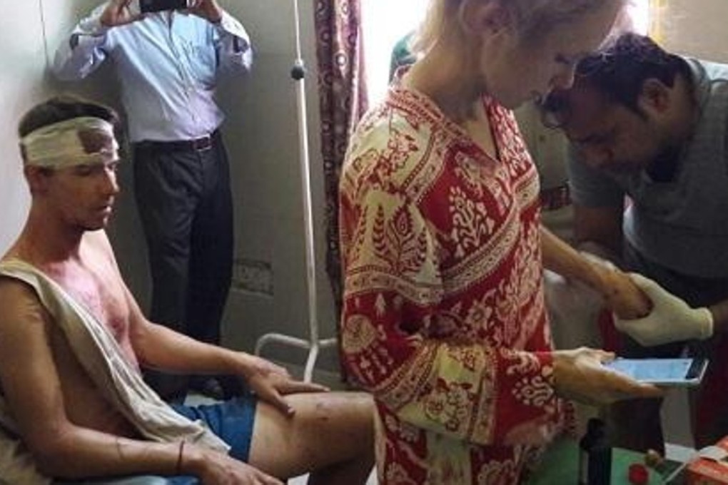 Reports said the man suffered a fractured skull while his girlfriend, a 24-year-old Swiss national, had a broken arm and multiple bruises. Photo: ANI