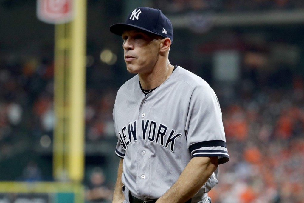 File photo of New York Yankees manager Joe Girardi, who was let go by the team after his contract was not renewed for the 2018 season. Photo: AFP