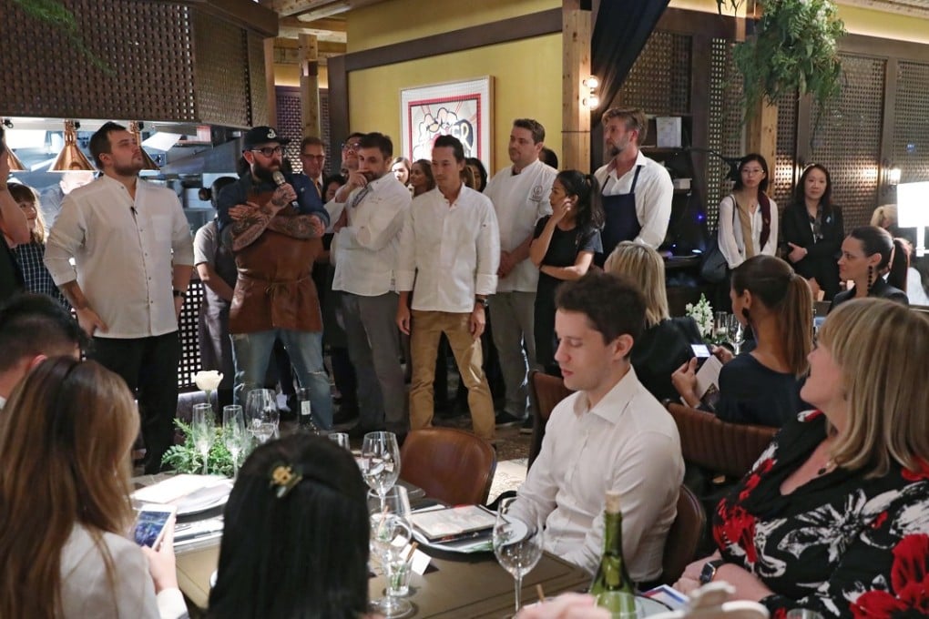 The charity dinner took place at the restaurant Beef and Liberty in Central. Photo: Sam Tsang