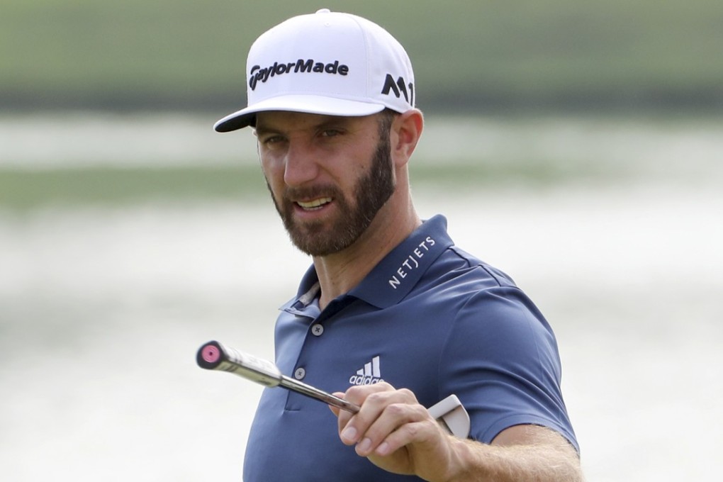Dustin Johnson switched putters for the second round in Shanghai. Photo: AP