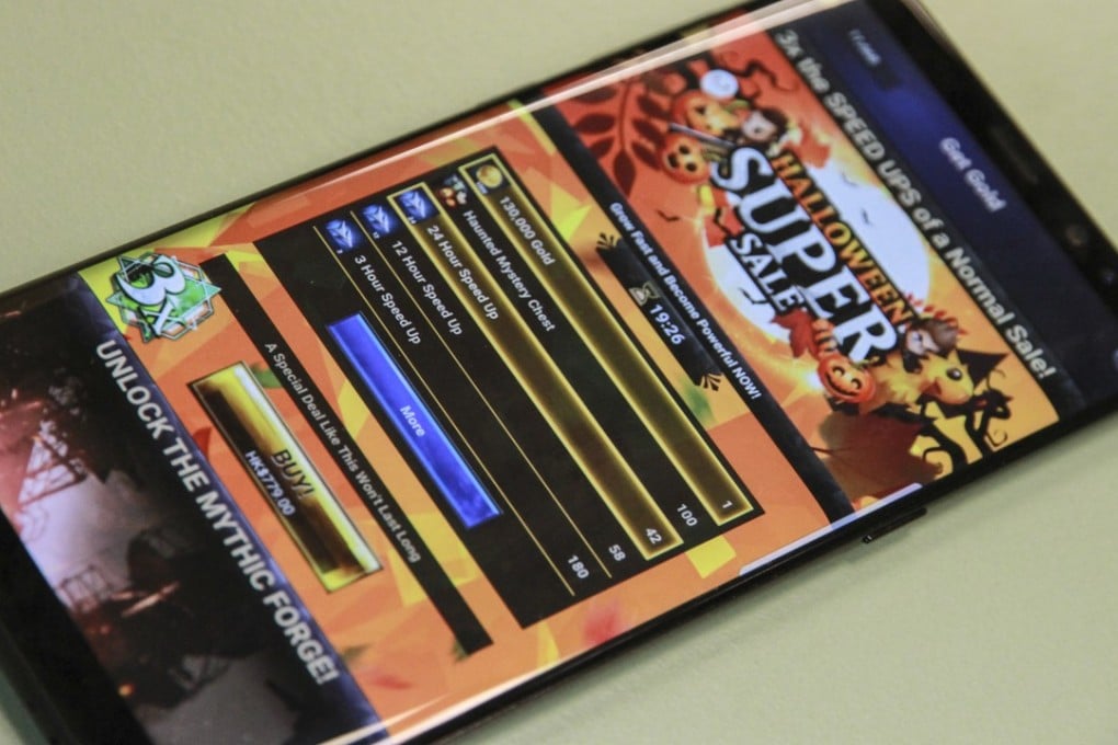 Booster packs selling for HK$779 in mobile game Final Fantasy XV: A New Empire bestow players with things like new items, extra experience points and much more. Photo: May Tse